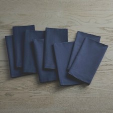 12 x NAVY Napkins Table Dinner