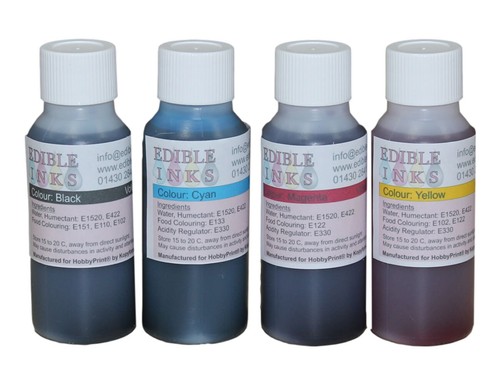Colour edible ink set for - 4,