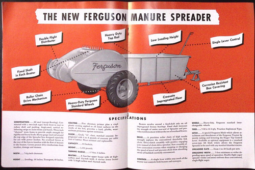 1954 ferguson manure - 1954, spreader