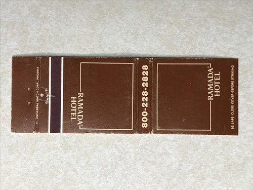 Be24 matchbook cover ramada - be24,