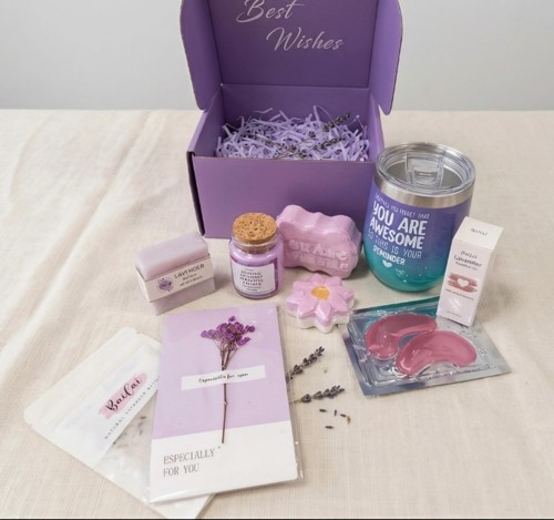 Luxury lavender pamper gift - luxury,