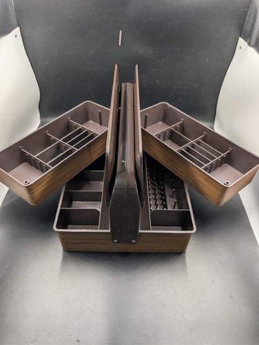 Plastic sewing box accordion - plastic,