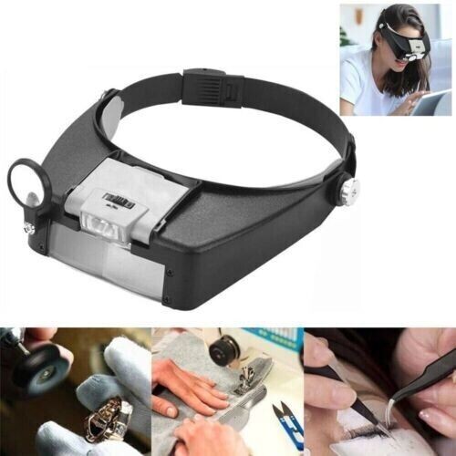 Headband magnifier led - magnifier, light