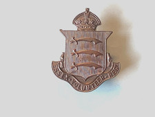 THE ESSEX VOLUNTEER REGIMENT ( V. T. C. )  CAP BADGE ,K/C.