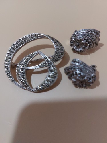 Vintage marcasite art deco - marcasite,