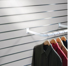 10 SLATWALL PANELS GREY 1200mm