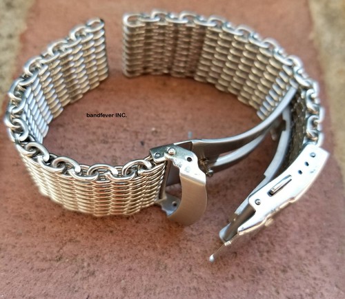 20mm brushed shark stainless - 20mm,