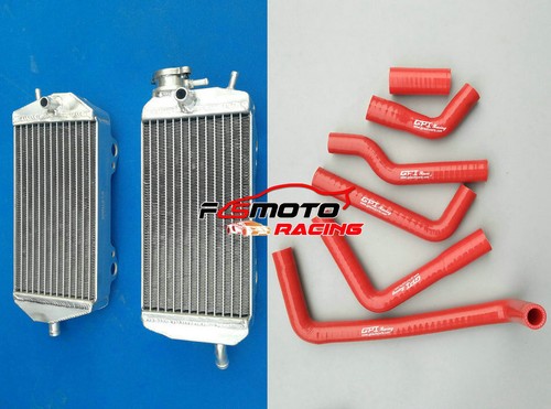 Aluminum radiator red hose for - radiator+red,