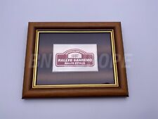 1997 Silver Plate Rally Sanremo Colin Mcrae Glass Frame Collector For: Subaru