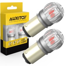 AUXITO 2PCS 1157 7528 2057 LED Red Brake Tail Light Turn Signal Bulb Bright NEW