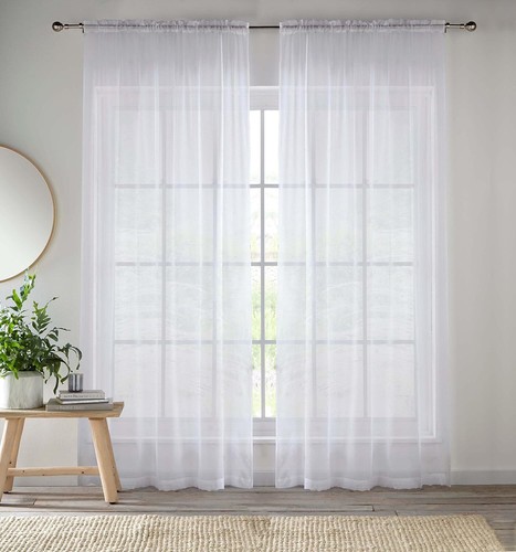 Pair high quality voile - a,