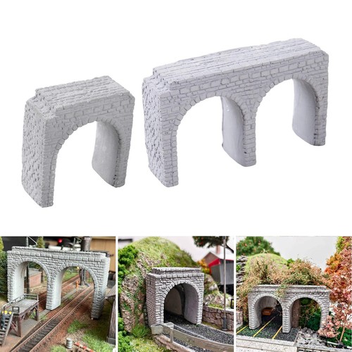Scale railroad stone tunnel - stone,