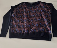 J Crew Jumper. Silk Front With