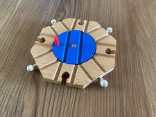 Wooden Train Track Turntable