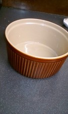 Vintage brown ribbed oven