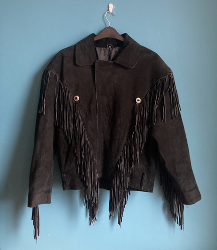 Vintage black genuine - black, 'genuine