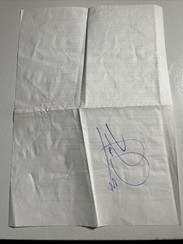 Nigel mansell autograph - nigel,