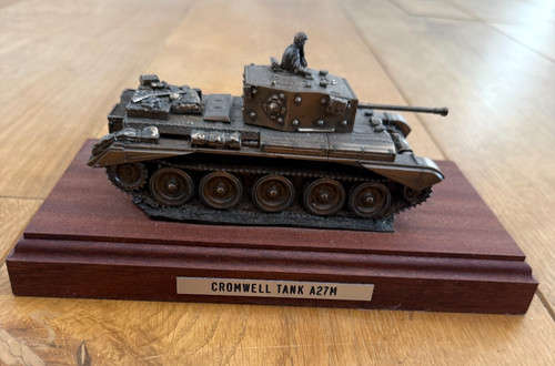 Model ww2 tank bronze cast - ww2,