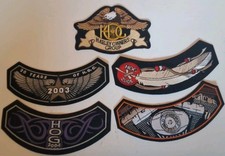 Harley Davidson Owners Group HOG Patches X 5 - All In Very Good Cond 