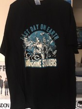 Moonshine Stalkers  XL T-SHIRT Psychobilly Diablo Records Guitar Slingers