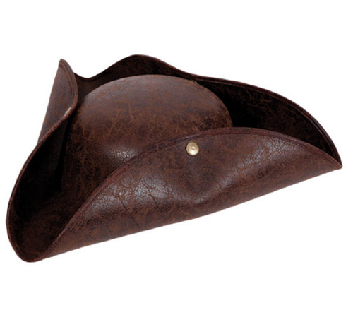 Brown distressed leather - distressed,