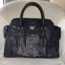 Michael Kors Black Python Gia