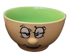 Trade Winds Cereal Soup Bowl Funny Face cream Ceramic Tableware