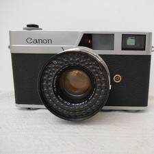 Vintage Canon Canonet rangefinder camera with 45mm f/1.9 lens