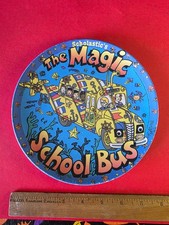 Vintage The Magic School Bus Ocean Floor Scholastic 8" Plastic Plate 1995 RARE