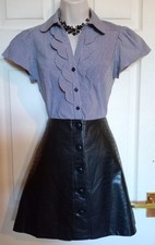 BNWT Black Faux Leather