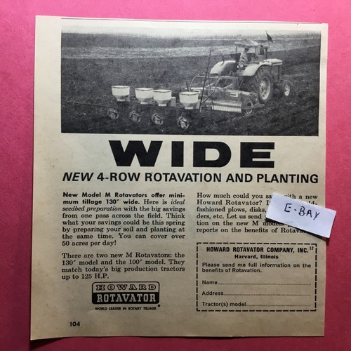 1965 howard rotavator - 1965,