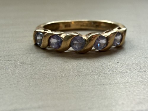 9ct gold tanzanite stone - 9ct,