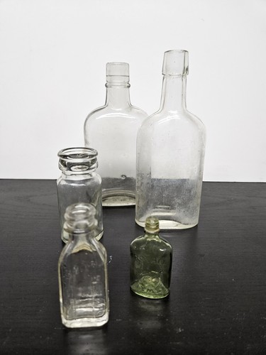 Bottles mixed lot green - mixed,