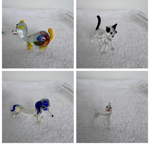 Vintage miniature glass - vintage, animal