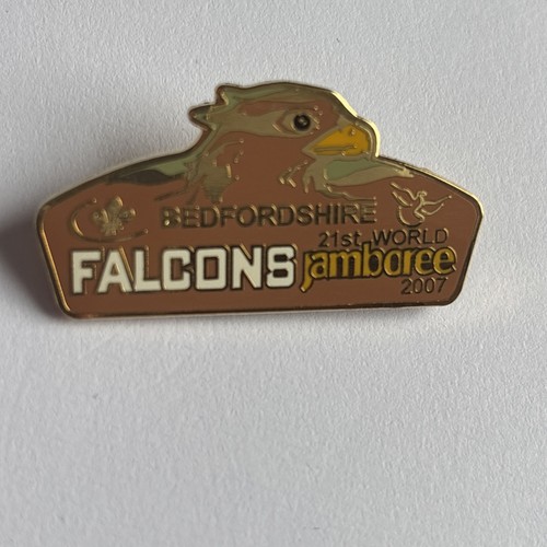 Scout metal badge - scout, world