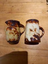 Ewenny pottery jug And Mug