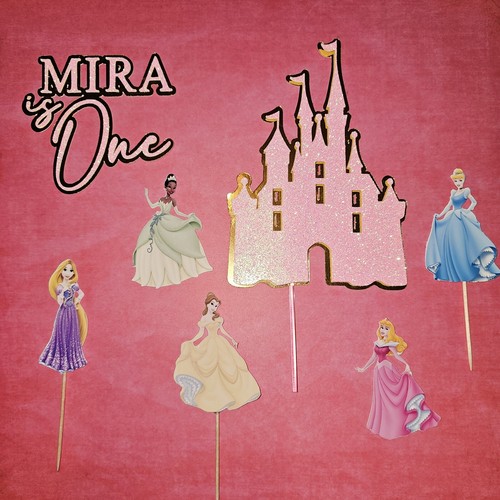 Princess castle glitter - castle, cake