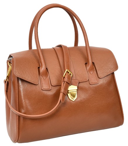 Womens real leather handbag - leather,
