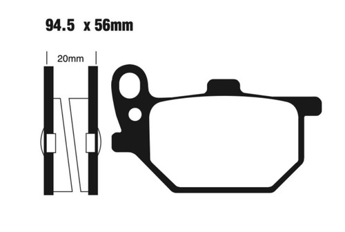 Ebc brake pads front right - brake,