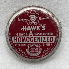 Hawks Dairy bottle cap 1950's