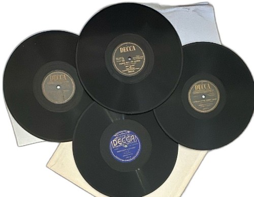 Decca rpm shellac records - decca, 78