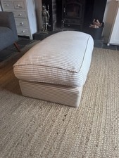 Stripy Footstool (cottage