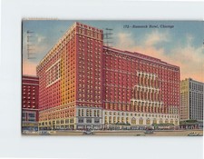 Postcard Bismarck Hotel Chicago Illinois USA
