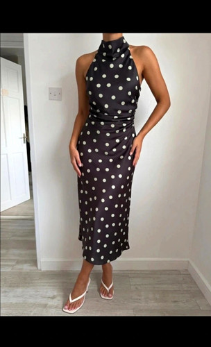 Zara black white polka - zara, xs