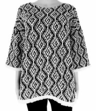 NEW BONMARCHE BLACK & CREAM