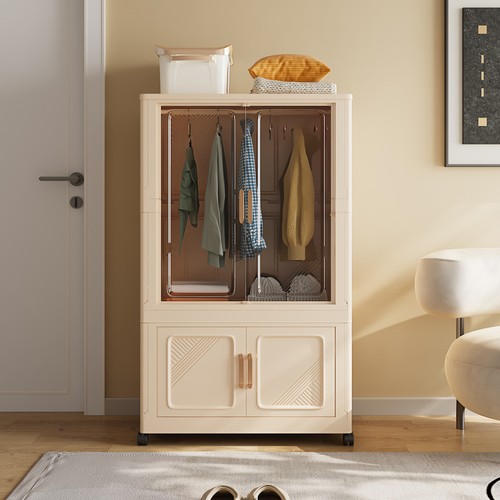 Tiers wardrobe foldable - wardrobe,