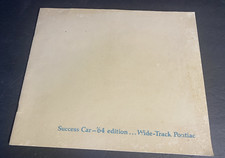 Success Car-'64 Edition...Wide-Track Pontiac - Sales Booklet
