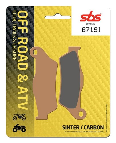 Sbs 671si front - 671si, brake