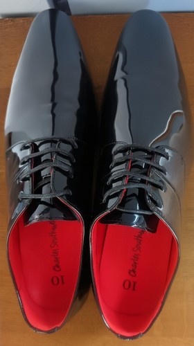 Men black patent - men’s,