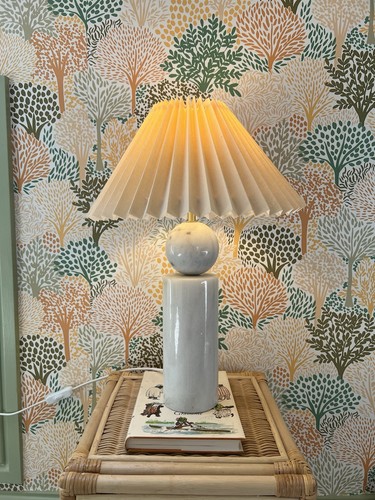 Marble table lamp - table, pair